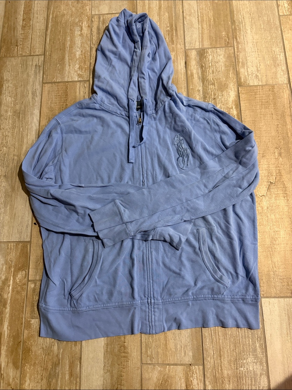 Ralph Lauren Men’s Light Lavender Zip Hoodie Windbreaker